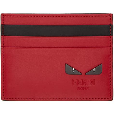 fendi bug card case|Fendi card holder for women.